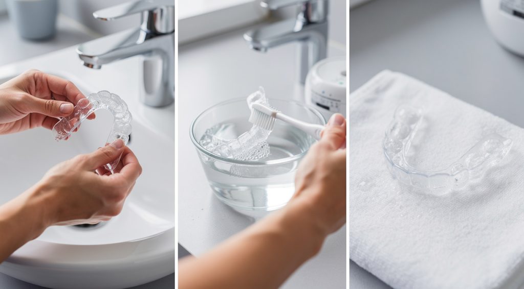 Comment nettoyer une gouttière dentaire