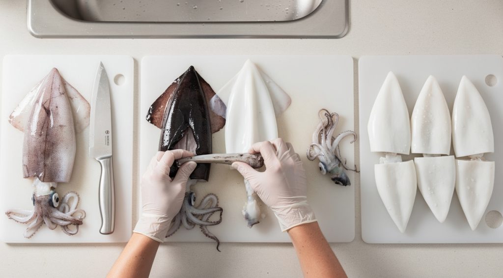 Comment nettoyer une seiche : guide pratique