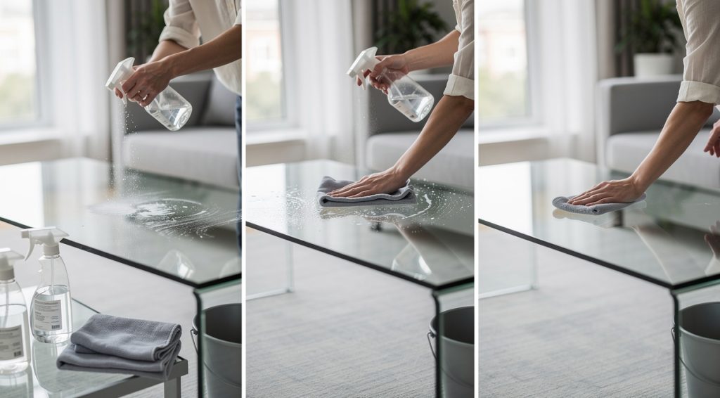 Comment nettoyer une table en verre