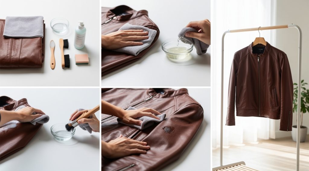 Comment nettoyer une veste en cuir