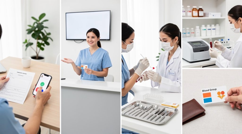 Comment obtenir sa carte de groupe sanguin