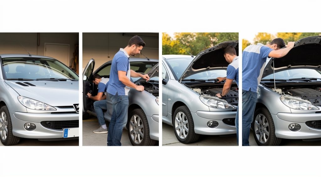 Comment ouvrir le capot d&rsquo;une 206