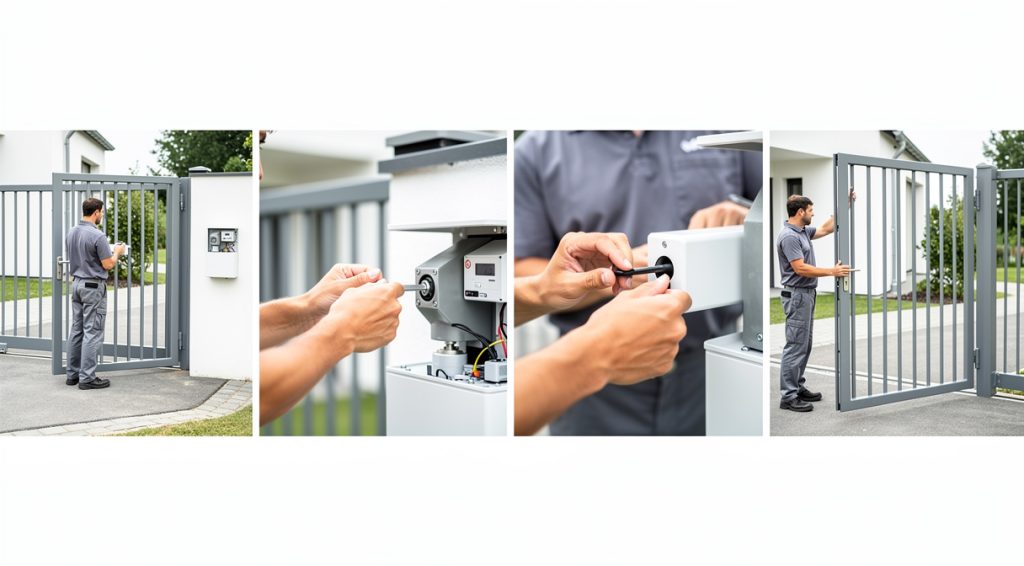 Comment ouvrir manuellement un portail électrique