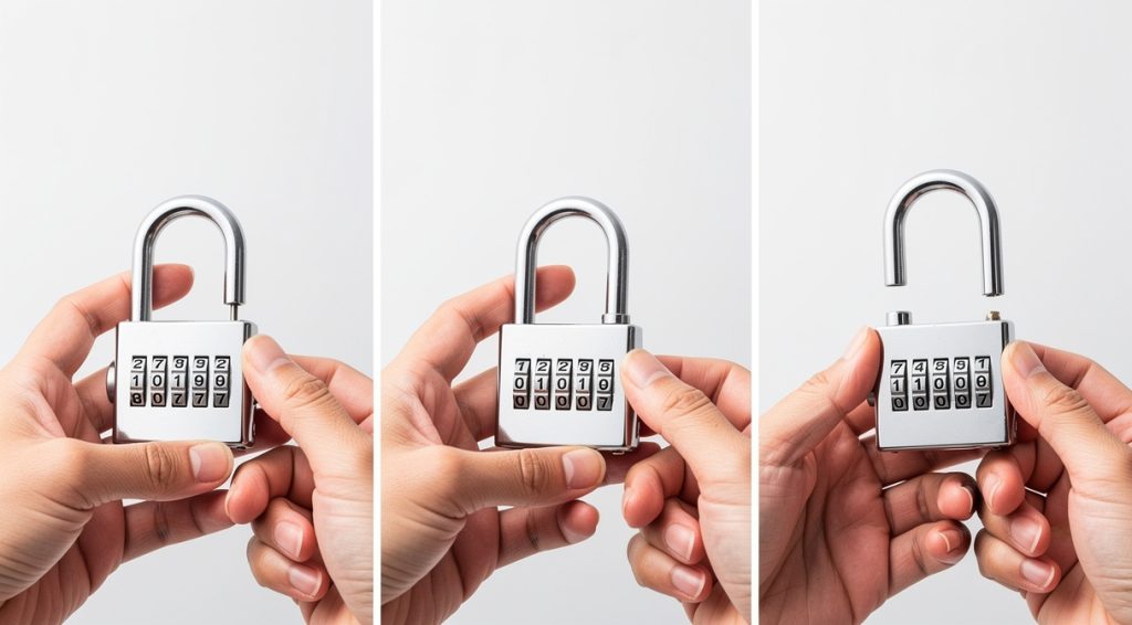 Comment ouvrir un cadenas à code 4 chiffres