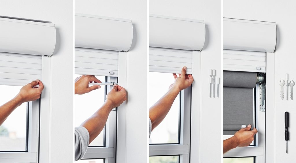 Comment ouvrir un coffre de volet roulant intérieur PVC