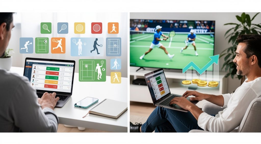 Comment parier au tennis : guide complet