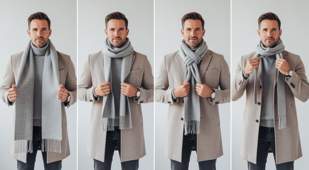Comment porter une écharpe homme : guide complet