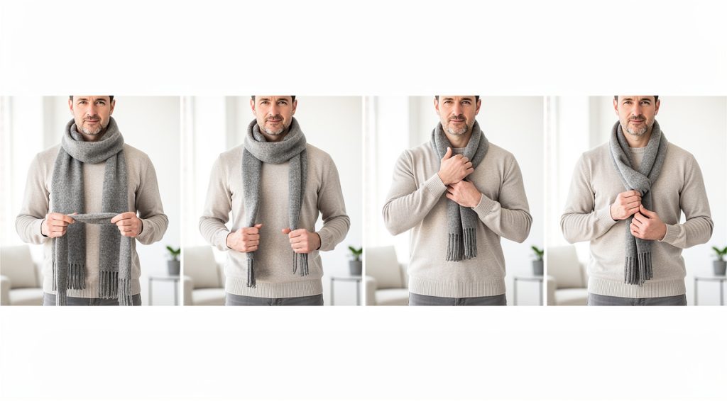 Comment porter une écharpe homme : guide pratique