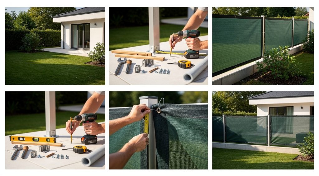 Comment poser un brise-vue sans grillage