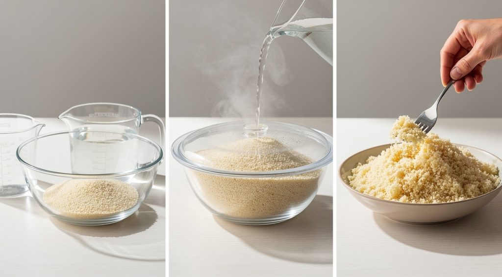 Comment préparer la semoule de couscous