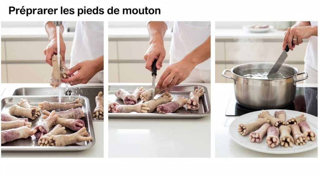 Comment préparer les pieds de mouton