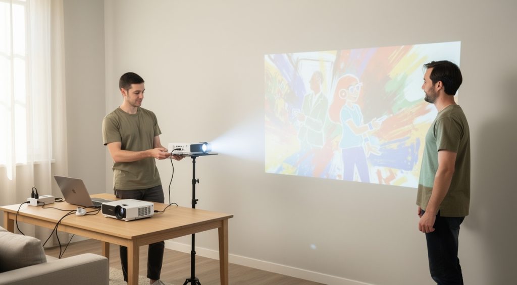 Comment projeter une image sur un mur