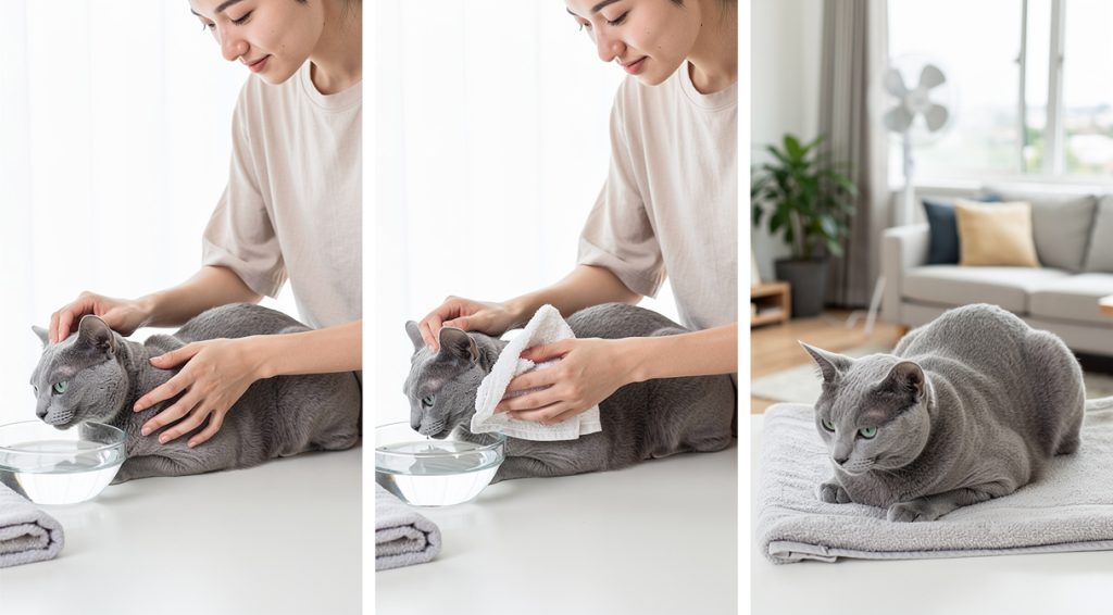 Comment rafraîchir un chat : guide pratique