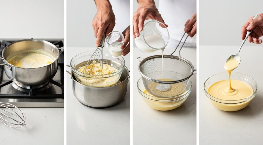 Comment rattraper une crème anglaise