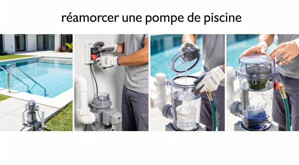 Comment réamorcer une pompe de piscine
