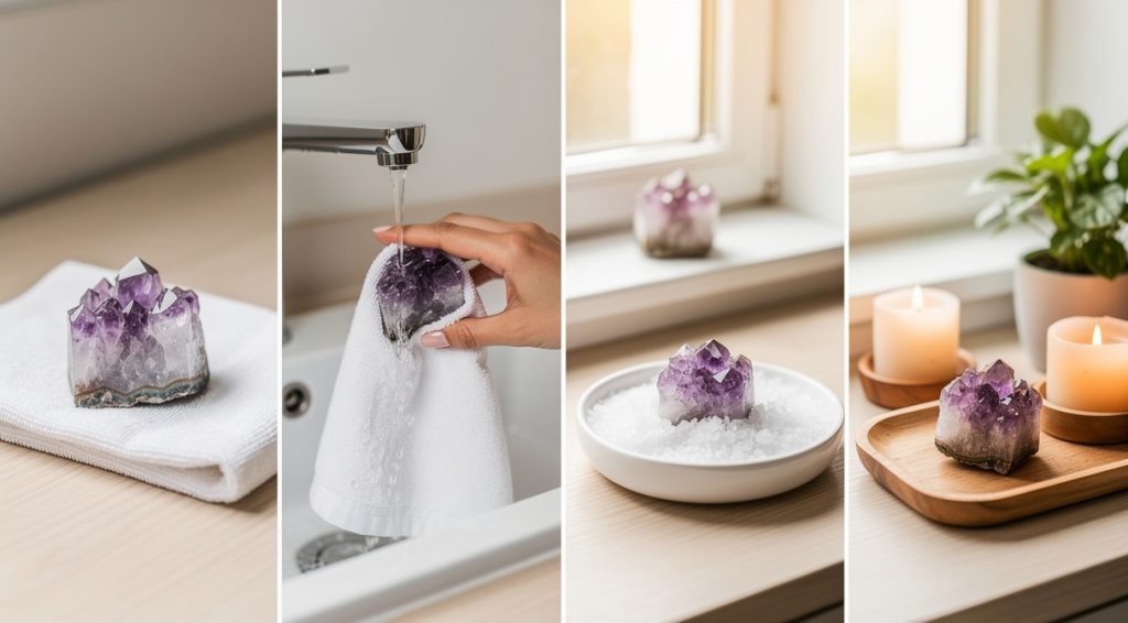 Comment recharger une améthyste : guide complet