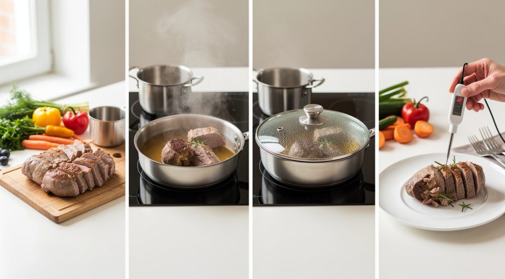 Comment réchauffer une tête de veau