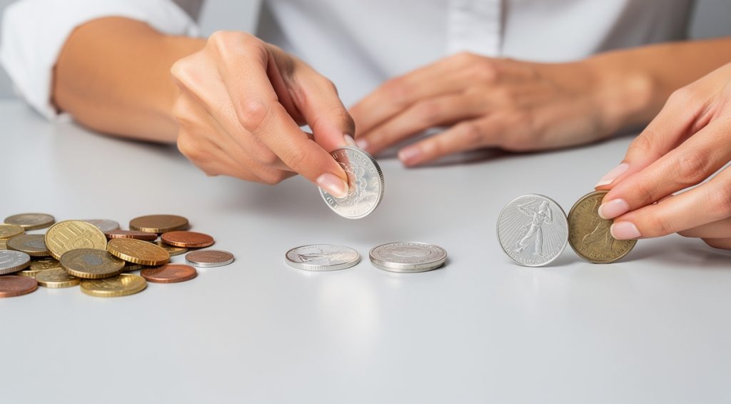 Comment reconnaître une pièce en argent : guide pratique