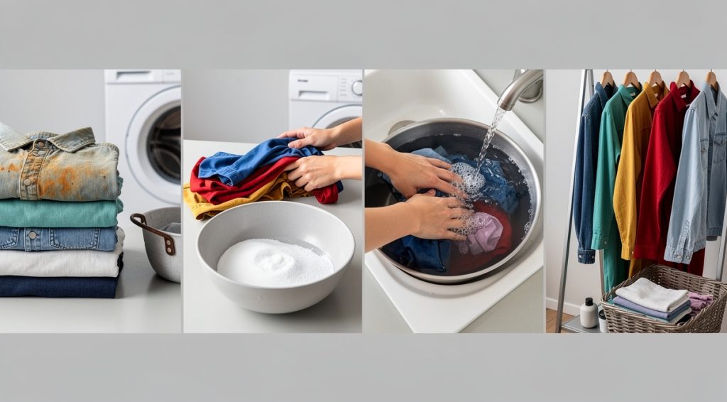 Comment récupérer du linge déteint