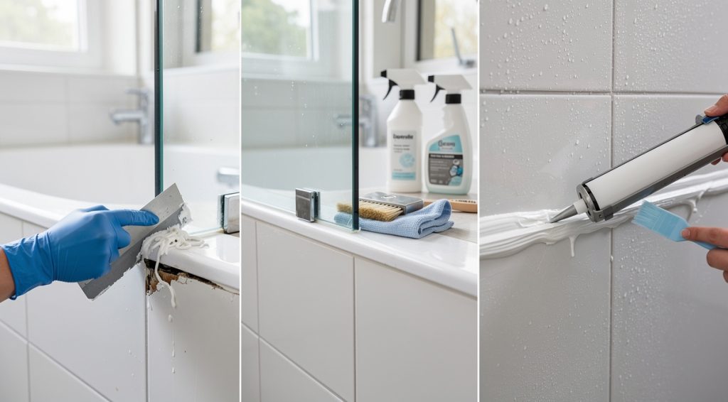 Comment refaire des joints de douche