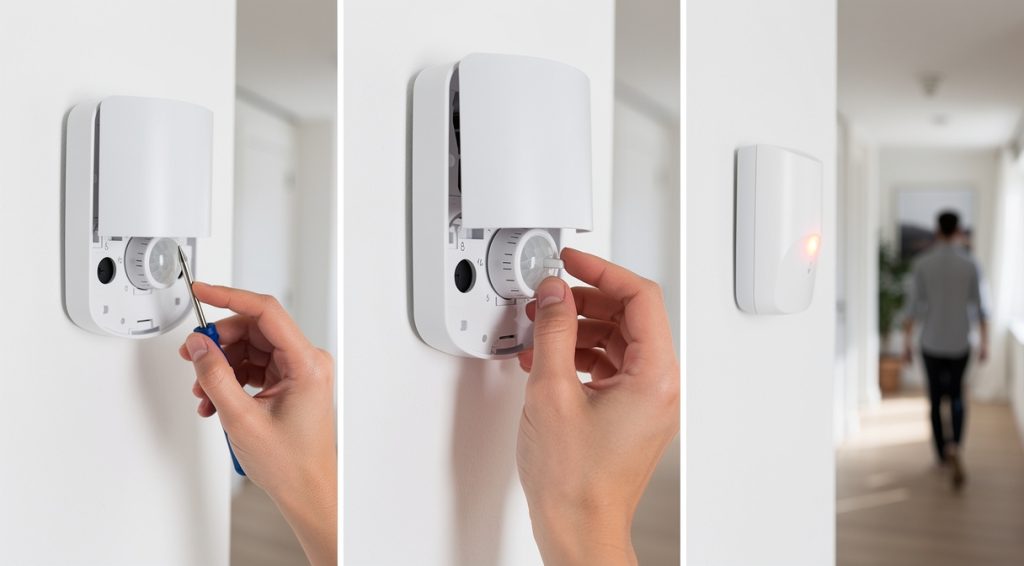 Comment régler un détecteur de mouvement