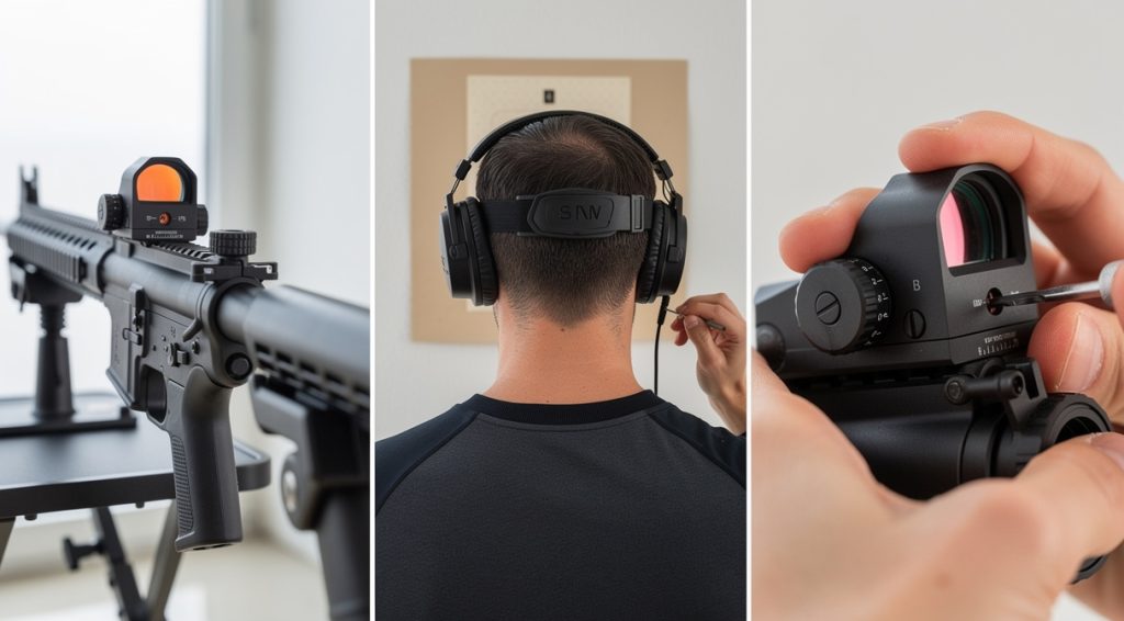 Comment régler un point rouge sans tirer