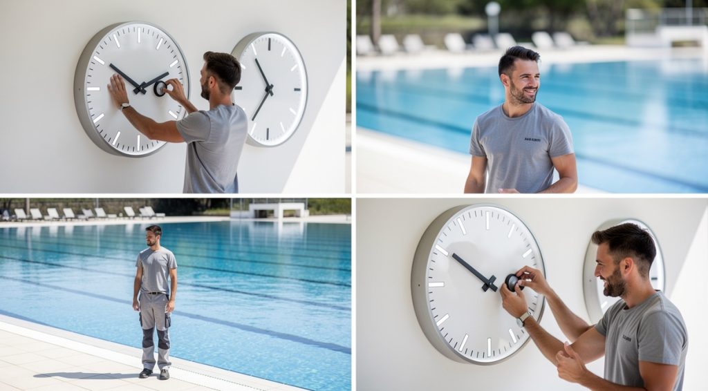 Comment régler une horloge de piscine