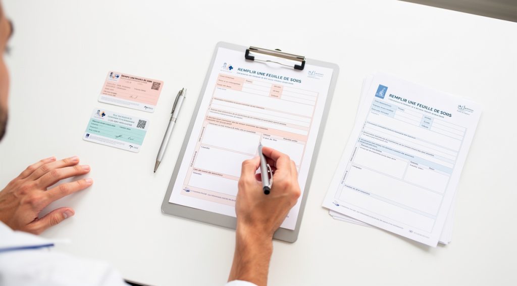 Comment remplir une feuille de soins