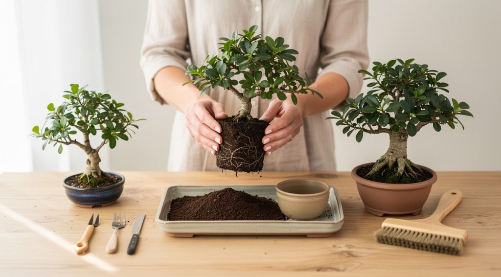 Comment rempoter un bonsaï : guide pratique