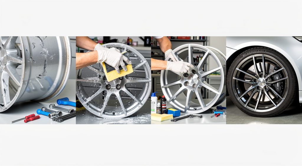 Comment réparer des jantes alu