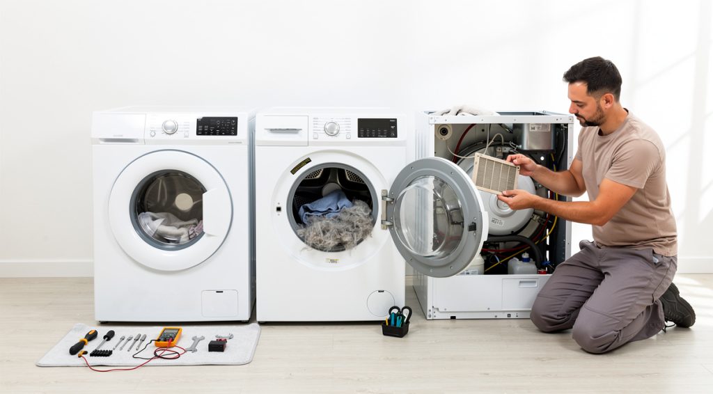 Comment réparer un sèche-linge qui ne sèche plus : diagnostic et solutions pratiques