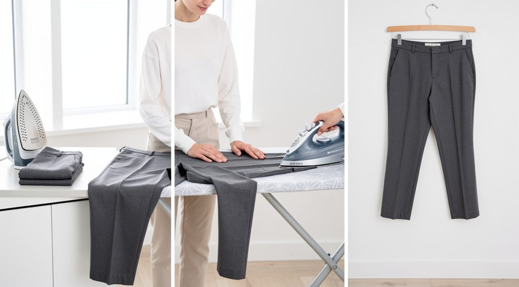 Comment repasser un pantalon : guide pratique
