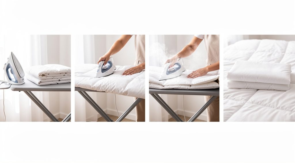 Comment repasser une housse de couette facilement