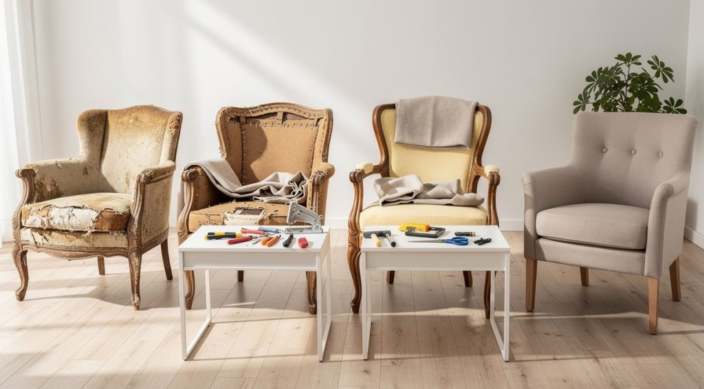 Comment retaper un fauteuil : guide complet