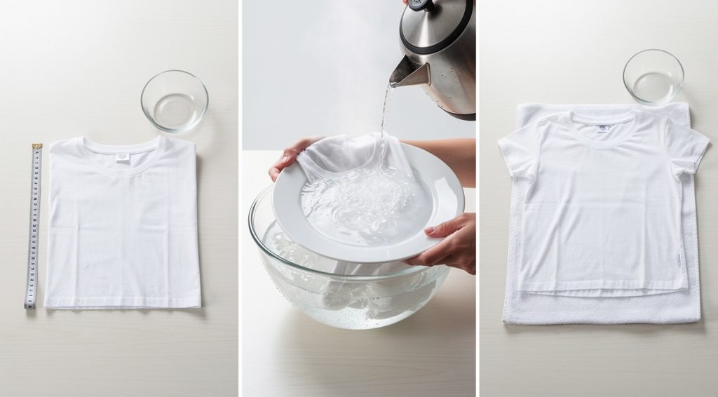 Comment rétrécir un t-shirt : guide complet