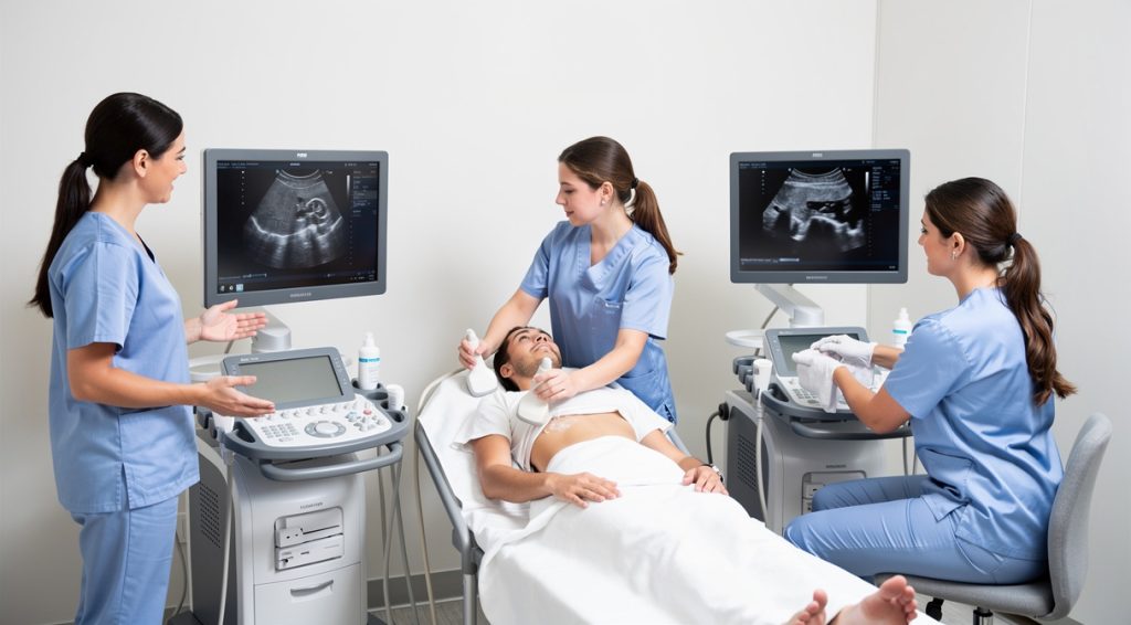 Comment se passe une échographie abdomino-pelvienne