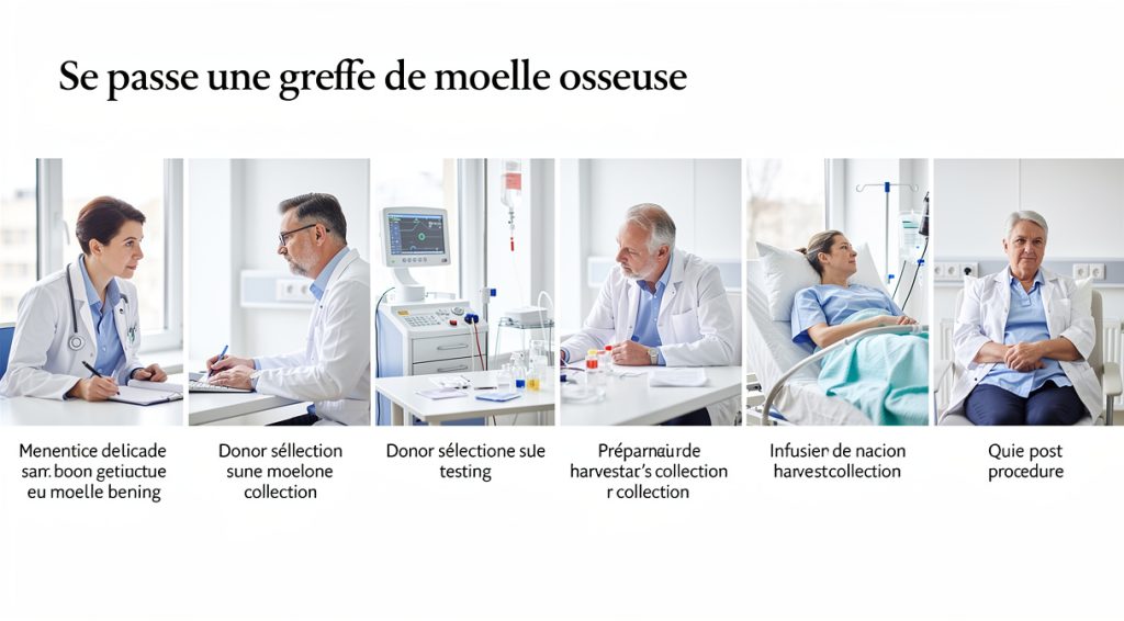Comment se passe une greffe de moelle osseuse