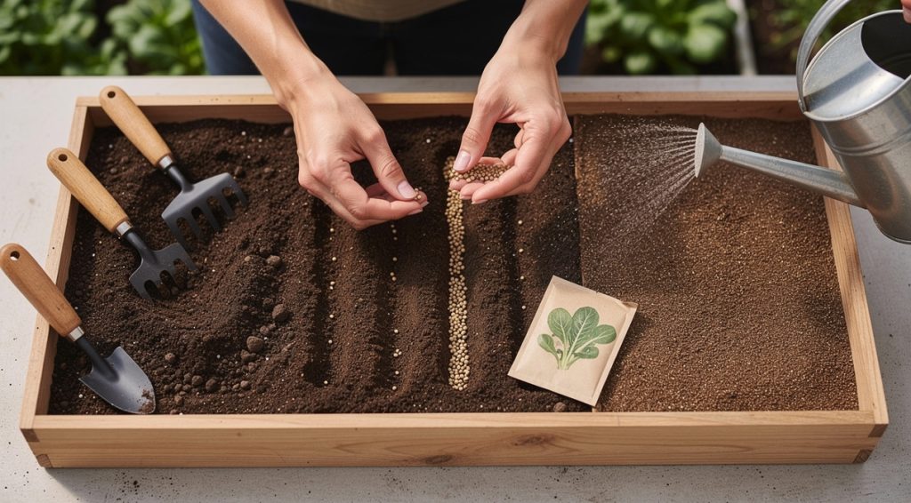 Comment semer les mâches : guide complet