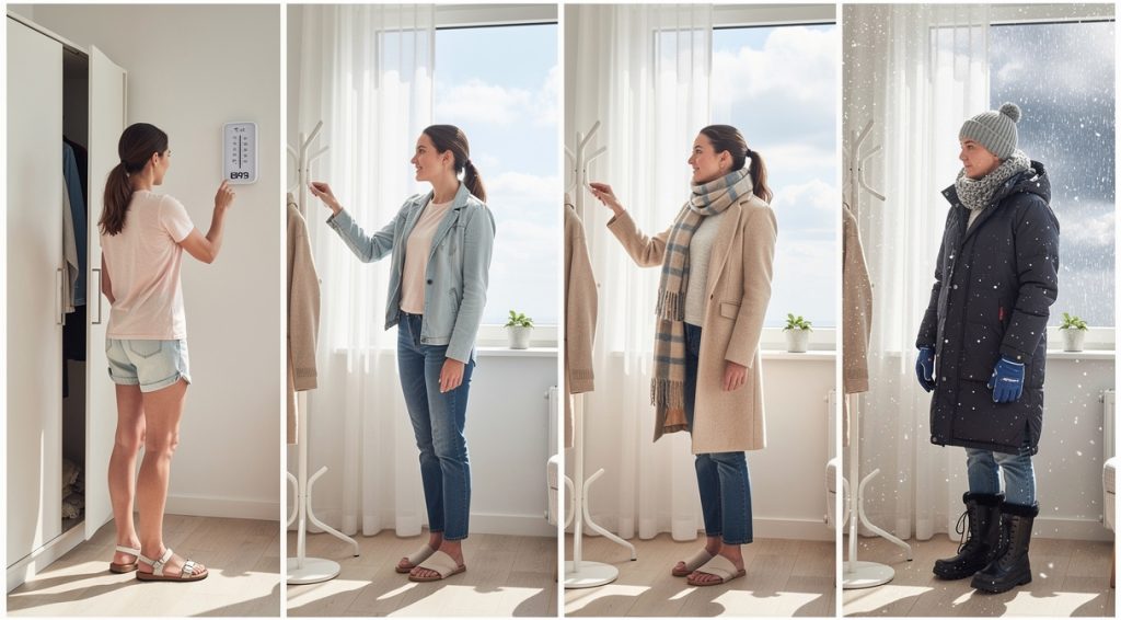 Comment s&rsquo;habiller selon la température