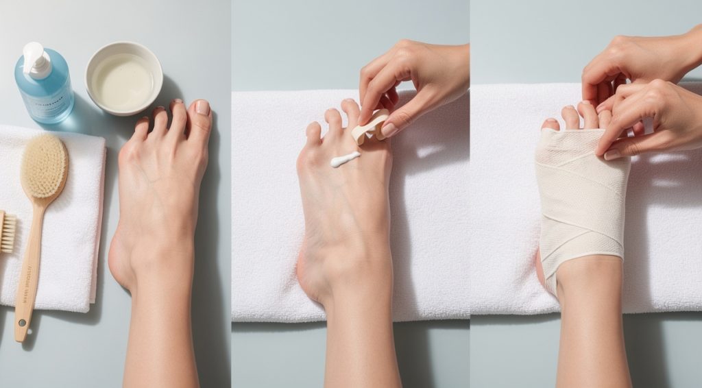 Comment soigner un hallux valgus