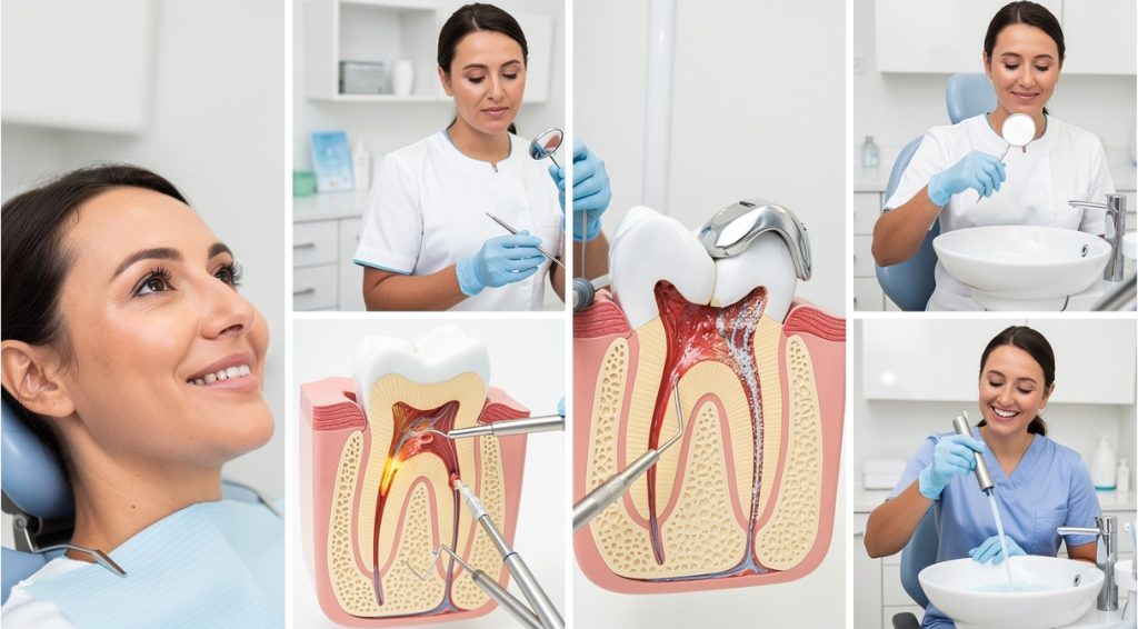 Comment soigner une infection sous couronne dentaire