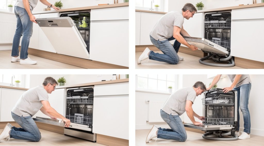 Comment sortir un lave-vaisselle encastrable