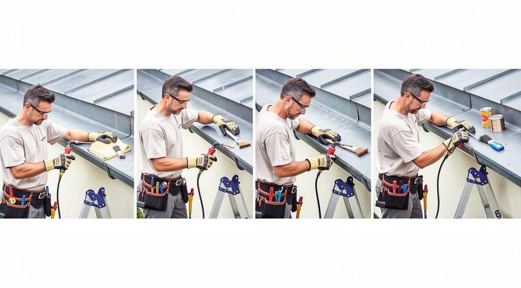 Comment souder des gouttières en zinc