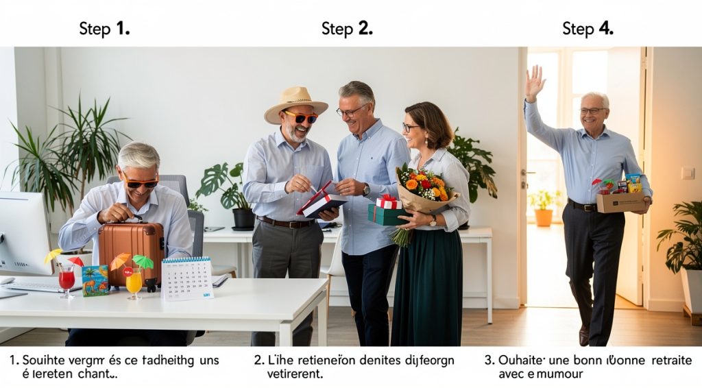 Comment souhaiter une bonne retraite avec humour