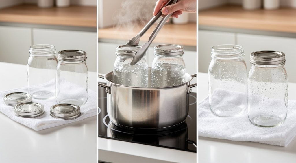 Comment stériliser des bocaux sans stérilisateur