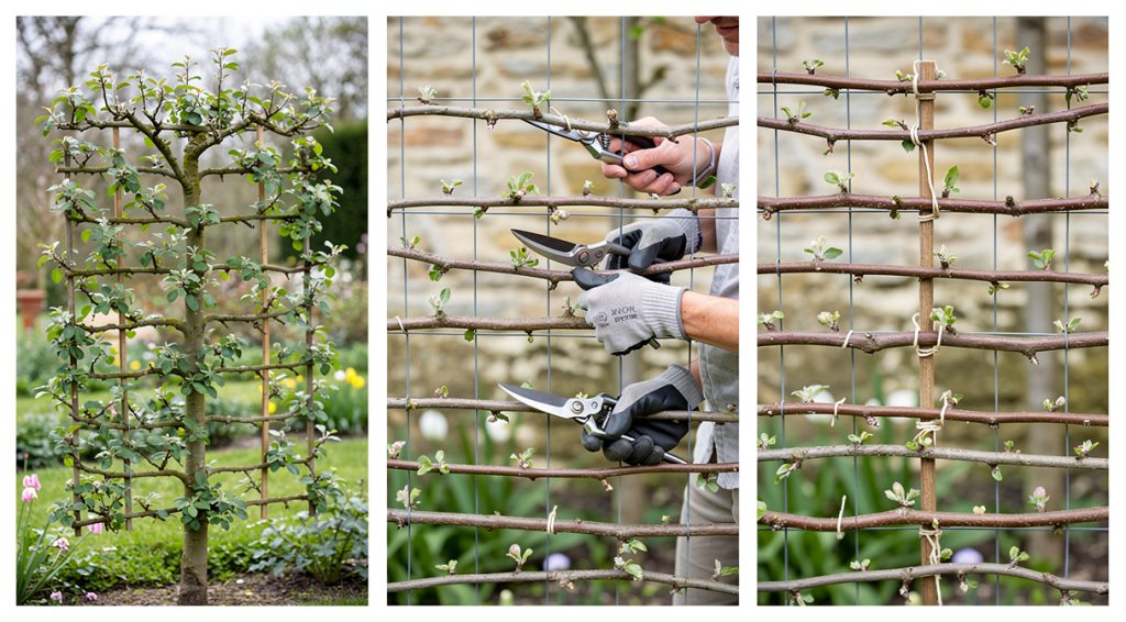 Comment tailler les pommiers en espalier