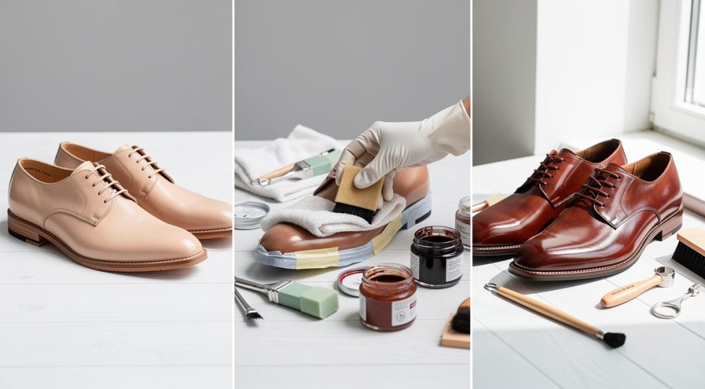 Comment teindre des chaussures en cuir