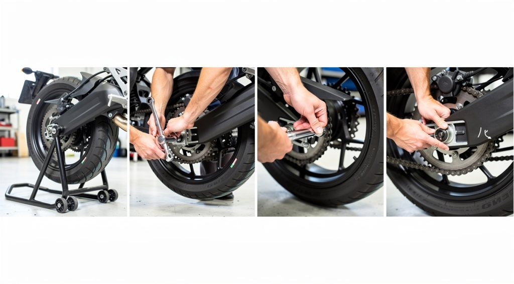 Comment tendre une chaîne de moto