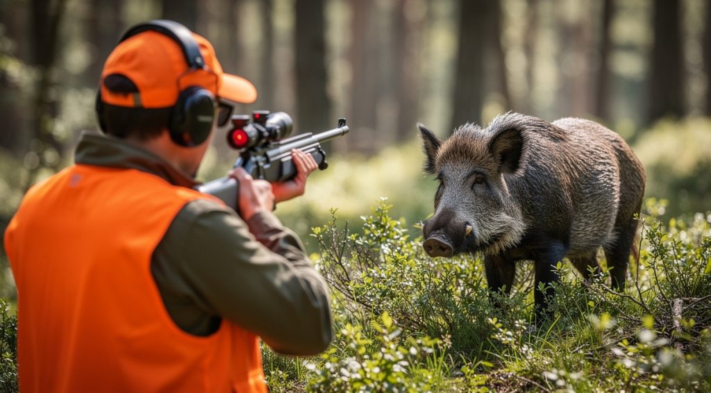 Comment tirer un sanglier avec un point rouge