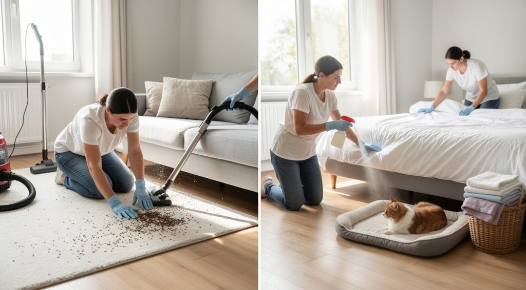 Comment traiter les puces dans la maison